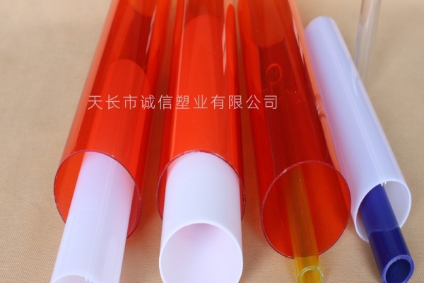 安徽廠家直銷(xiāo)全新進(jìn)口原材料擠出高抗沖擊 抗紫外線(xiàn)庭院燈PC彩色管